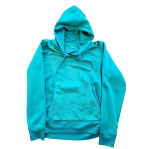 Under Armour Storm Hoodie Women's Size Medium Green Logo Cold Gear Semi-Fitted
